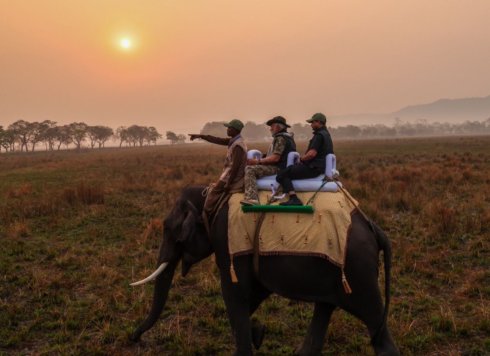 Prime Minister Modi Visits Kaziranga National Park